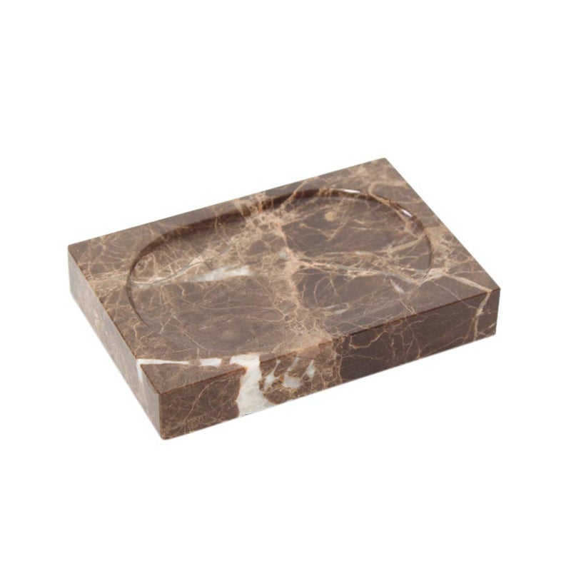 JHNIF Marble Soap Holder Bathroom Balcony Laundry Pool Decor Soap Dish - Image 1